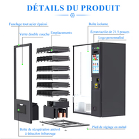 Distributeur automatique de boissons et de snacks RUNYANG avec logo personnalisé, écran tactile SDK, distributeur automatique intelligent pour aliments et boissons
