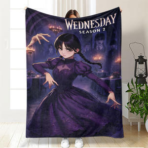 Manta de Franela con Diseño de Serie de TV Americana Moderna, Manta de Felpa con Estampado de Dibujos Animados para el Hogar, Sofá, Siesta, para Todas las Estaciones - Product Image 3