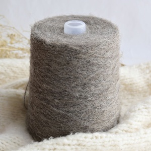 Fils <span class=keywords><strong>de</strong></span> Lotus <span class=keywords><strong>de</strong></span> haute qualité brossé <span class=keywords><strong>Yak</strong></span> alpaga 200m/50 grammes doigté DK poids coloré moelleux fil à tricoter à la main pour Swater Showl - Product Image 3