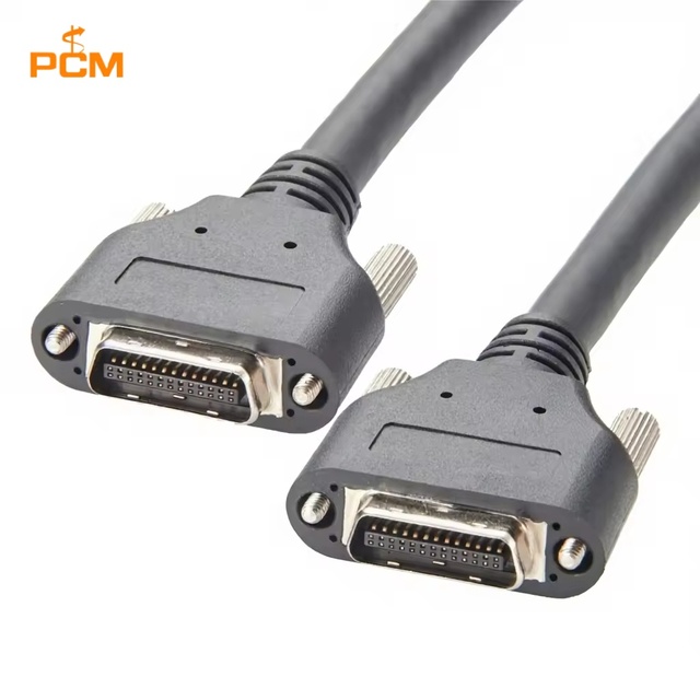 High Flex MDR 26Pin Male to Male PoCL Camera Cable for Industrial Machine Version, MDR to MDR Drag Chain CameraLink Cable