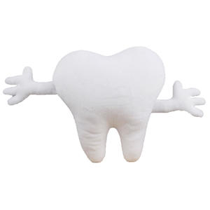 Özel Logo üreticisi peluş oyuncaklar doktor promosyon hediye diş yastık - Product Image 3