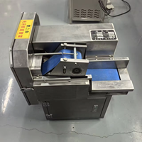Commerciële fruit- en groentesnijder, elektrische motor, automatisch, voedselveilig roestvrij staal, multifunctioneel voor gebruik in kantines