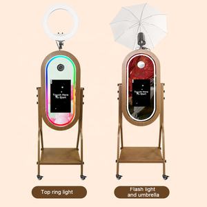 ตู้ถ่ายรูปงานแต่งงาน บิวตี้วู้ด กระจกเงา คลาสสิค เรโทร เซลฟี่ โฟโต้บูธ จอ LCD ทรงรี ระบบสัมผัส กล้อง DSLR - Product Image 2