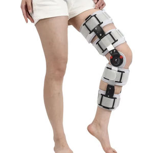Orthèse de <span class=keywords><strong>genou</strong></span> articulée réglable de qualité médicale pour la récupération post-chirurgie, stabilisateur de blessure au ligament pour fracture rotulienne - Product Image 2