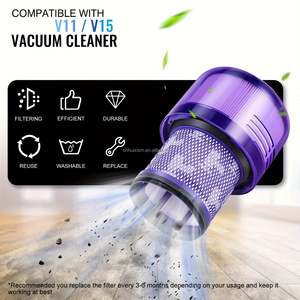 <span class=keywords><strong>Filtre</strong></span> <span class=keywords><strong>HEPA</strong></span> amélioré, bac à poussière, réservoir compatible avec les aspirateurs <span class=keywords><strong>Dyson</strong></span> V11 V15 SV14 SV15 SV22 970050-01 965443-01 - Product Image 4