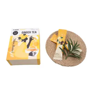 low price retail instant honey ginger tea drink powder for health by Chinese manufacturer