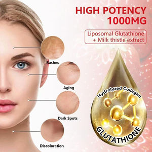 Custom Private Label L-Glutathione Gummies with Hydrolyzed Collagen <strong>Vitamin</strong> E, <strong>Vitamin</strong> C Supplement for Skin Whitening Formula - Product Image 4