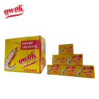 Cubes d'assaisonnement pour crevettes de marques africaines célèbres, cubes de bouillon de crevettes