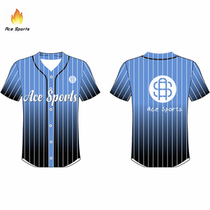 Maglia da Baseball completamente personalizzata sublimazione per lo <span class=keywords><strong>sport</strong></span> e il tempo libero - Product Image 4