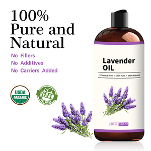 Huile <span class=keywords><strong>de</strong></span> lavande <span class=keywords><strong>de</strong></span> qualité cosmétique USDA, 100% pure, biologique, pressée à froid, huiles essentielles, aromathérapie, diffuseur, soin <span class=keywords><strong>de</strong></span> la peau, raffermissant, vente en gros - Product Image 2
