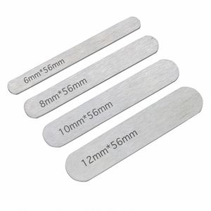 Custom Split Silver Aluminum Chunky Open 12Mm Blank C-<b>Ring</b> Signet Bar Flat Plane <b>Initial</b> <b>Rings</b> Blanks - Product Image 4