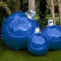 Boules de Noël gonflables, grands ballons brillants, ballons holographiques, grandes boules miroir gonflables brillantes pour décorations