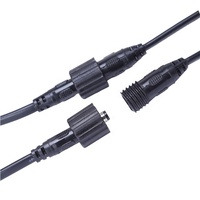 Customized Jack Connector DC5521 22AWG 5.5ミリメートル * 2.1ミリメートルWith Female Waterproof Cable DC Power MaleにFemale Connector防水