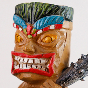 US Stock Tiki <span class=keywords><strong>uomo</strong></span> che cavalca <span class=keywords><strong>elefante</strong></span> con lanterna in resina ornamento artigianale, decorazione da giardino all'aperto - Product Image 6
