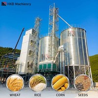 Entreprise de silos en acier à fond trémie pour le stockage du blé, du maïs et du riz