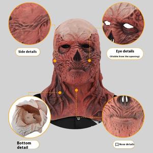 BAIGE personnalisé casque intégral casque d'<span class=keywords><strong>horreur</strong></span> effrayant masque en Latex effrayant enfer monstre démon fête masque accessoires pour Tv & Film - Product Image 3