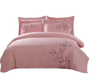 3d modello di fiori di pesco piccolo cuore dolce copripiumino set di biancheria da letto/bed sheet set