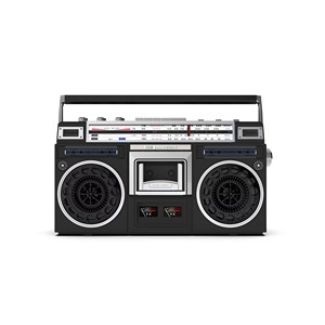 Lecteur de cassettes portable rétro Boombox avec radio-<span class=keywords><strong>cassette</strong></span>, enregistreur BT, LED, USB, SD, TF, enregistrement BT, son stéréo <span class=keywords><strong>HIFI</strong></span>, AUX, inversion automatique - Product Image 6