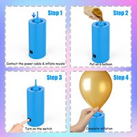 Vente Chaude Gonfleur de Ballons Électrique Pompe à Air Bleue pour Ballons