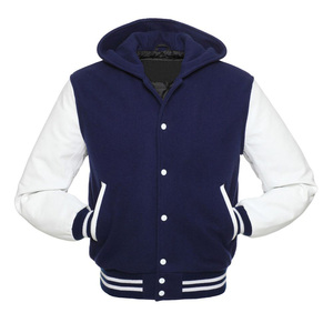 Veste universitaire à manches longues avec broderie en chenille personnalisée et patchwork High Street Loose Baseball Jacket Veste respirante de grande taille - Product Image 5