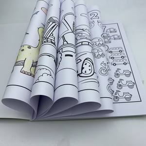 Ensemble de livres d'activités de <span class=keywords><strong>coloriage</strong></span> pour adultes avec impression de dessins animés, couverture souple, format A4, grand format, livre de dessin et de peinture pour enfants - Product Image 2