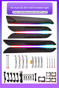 Kit d'éclairage LED intérieur de voiture SJC pour <span class=keywords><strong>Audi</strong></span> Q3 modèles 2013-2018, éclairage d'ambiance coloré Symphony 64 couleurs, accessoires de garniture - Product Image 6