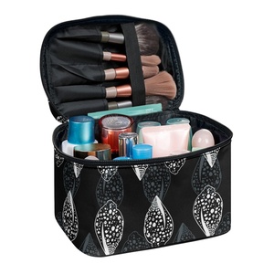 Bolso de gran capacidad Personalización exclusiva Bolsa de maquillaje con cremallera de tela de alta calidad Bolsa de cosméticos de concha marina brillante Impresión a pedido - Product Image 2