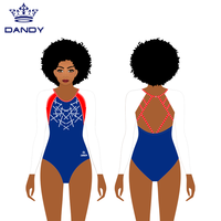 Justaucorps personnalisé Dandy Sports Factory Conception libre de votre propre logo Justaucorps de danse avec strass