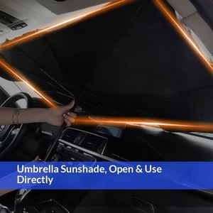 Parasol Plegable para Parabrisas Delantero, Sombrilla Portátil para Bloquear la Luz Solar del Automóvil, Visera Universal para el Interior del Vehículo, Parasol Refrigerante - Product Image 3