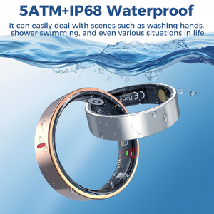 Rastreador De Fitness Freqüência Cardíaca Oxigênio Sanguíneo Pressão Arterial Monitoramento Do Sono Anel Inteligente para - Product Image 3