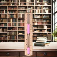 Timer Pasir Kayu 15 Menit 300mm X 52mm Kayu Pinus Birch Bersertifikat CE ROHS untuk Dekorasi Rumah Hiasan Meja Grosir