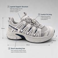 Chaussures décontractées pour hommes YIDA Modèle 0608 Légères Respirantes Anti-transpiration Design tendance Toutes saisons (Cuir véritable)