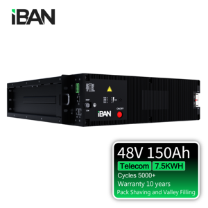 แบตเตอรี่ลิเธียมไอออน 48v 150ah แบบกำหนดเองจากโรงงาน ชุดแบตเตอรี่สำรองพลังงานสำหรับโทรคมนาคม แบตเตอรี่ลิเธียม Lifepo4 อัจฉริยะ - Product Image 5