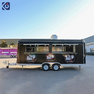 CAMPTRL Remorque alimentaire directe usine, équipement de cuisine mobile, camion de restauration rapide commercial, remorque de concession pour pizzas et café - Product Image 3