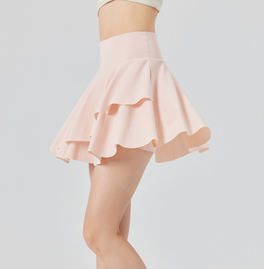 بذلات تنس نسائية محمية من الآشعة الفوئية من قطعتين تنورة مطوي بأكمام طويلة زيبر جاكيت تمارين الجولف ملابس بيسبول ملابس تنس الريشة - Product Image 2