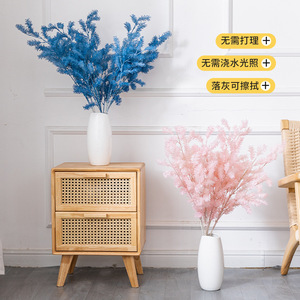 Fleurs artificielles givrées Kirimatsu, herbe brumeuse, haute simulation, décoration de mariage, intérieur/extérieur, décoration de la maison - Product Image 4