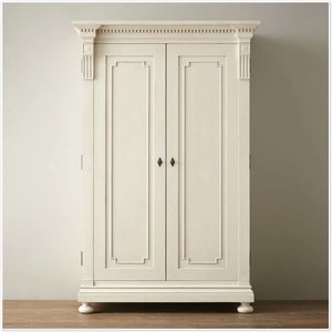 Armadio <span class=keywords><strong>Vintage</strong></span> in Legno Massello di Quercia per Camera da Letto Americana - Product Image 4