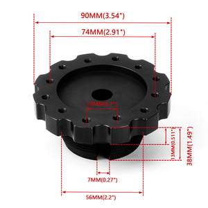 อะแดปเตอร์พวงมาลัยสำหรับเล่นเกม PxN V10 สีดำแดง วัสดุพลาสติก อุปกรณ์เสริมสำหรับเล่นเกม - Product Image 2