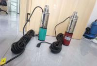 Pompe à vis solaire DC à tête de 50 m max, sortie de 1 pouce, vente chaude, pour l'irrigation agricole, pompe à pression pour puits domestique
