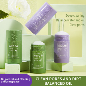 Crème au thé vert en stick de marque privée, à l'argile de levure d'aubergine rose et au thé vert - Product Image 2