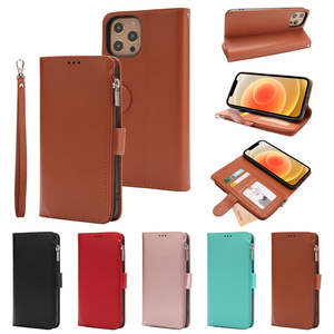 <span class=keywords><strong>Pochette</strong></span> de luxe pour téléphone portable, sacs à fermeture éclair, étui portefeuille pour <span class=keywords><strong>iPhone</strong></span> 15 14 <span class=keywords><strong>13</strong></span> 12 11 Pro Max <span class=keywords><strong>Mini</strong></span> 7 8 X XS XR Plus - Product Image 6