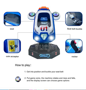 Prix usine intérieur amusement monnayeur Rotary kiddie ride en fibre de verre <span class=keywords><strong>vaisseau</strong></span> <span class=keywords><strong>spatial</strong></span> machine de jeu vidéo pour les enfants - Product Image 5