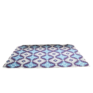Alfombra moderna hecha a mano Capet para sala de estar, pila alta con patrón abstracto compuesto de algodón de lana de seda para oración de viaje en casa - Product Image 1