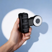 Cámara de Vlog con IA de 3.ª Generación OEM, Empuñadura con Luz LED de Relleno, Control Remoto Inalámbrico y Estabilizador para iPhone y Xiaomi, Venta al Por Mayor