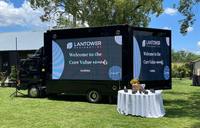 Panneau publicitaire led polychrome P4 /P6, camion Mobile, panneau d'affichage LED monté, camion remorque publicitaire Mobile