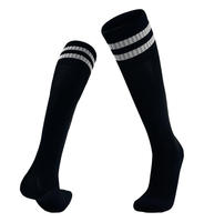 Chaussettes de football montantes pour adultes 100 % polyester respirantes séchage rapide écologiques antibactériennes imprimé saison printemps