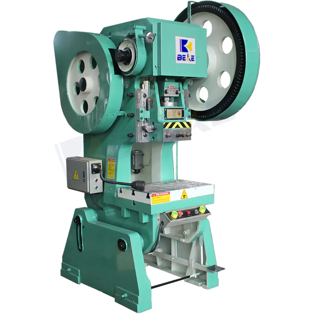 BEKE-máquina de prensa mecánica excéntrica para piezas de Metal, 80 toneladas, Marco C, manivela única