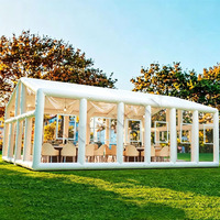 Meilleur prix, tente de fête gonflable avec logo personnalisé, tente de réception de qualité commerciale, grande tente blanche d'extérieur pour mariage, tente d'événement pour la location