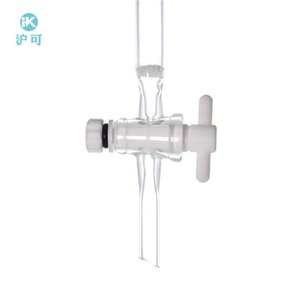 Phòng Thí Nghiệm Thủy Tinh Boro 3.3 Cột Sắc Ký Thủy Tinh Với Đĩa Fritted Và PTFE Stopcock Dia13mm-55mm Bên Ngoài - Product Image 3