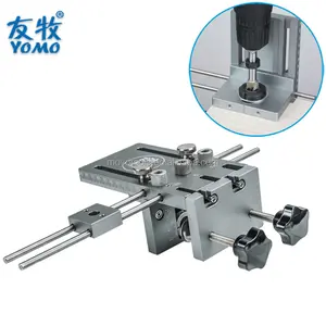 2024 mới nâng cấp chính xác Punch định vị 3 trong 1 dowelling Jig gỗ lỗ khoan hướng dẫn tenoning Pin lỗ công cụ chế biến gỗ